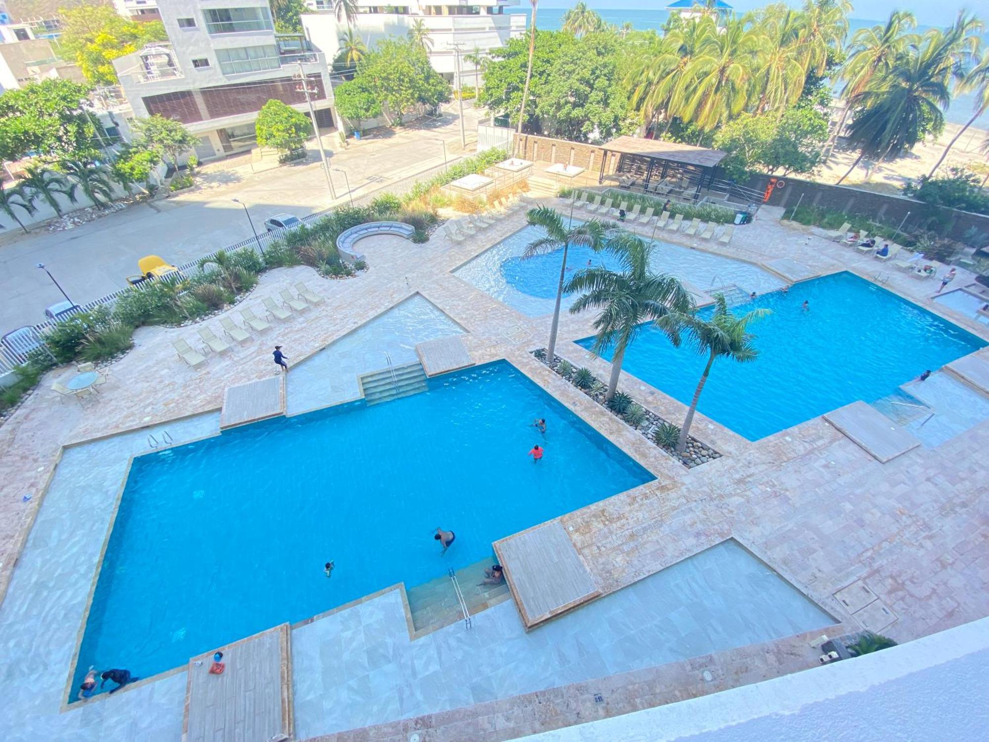 Apartamentos Reserva Del Mar - Frente Al Mar By Soho 圣玛尔塔 外观 照片