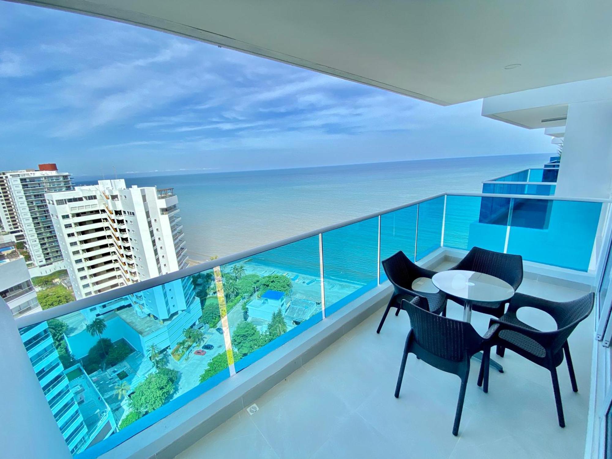 Apartamentos Reserva Del Mar - Frente Al Mar By Soho 圣玛尔塔 客房 照片
