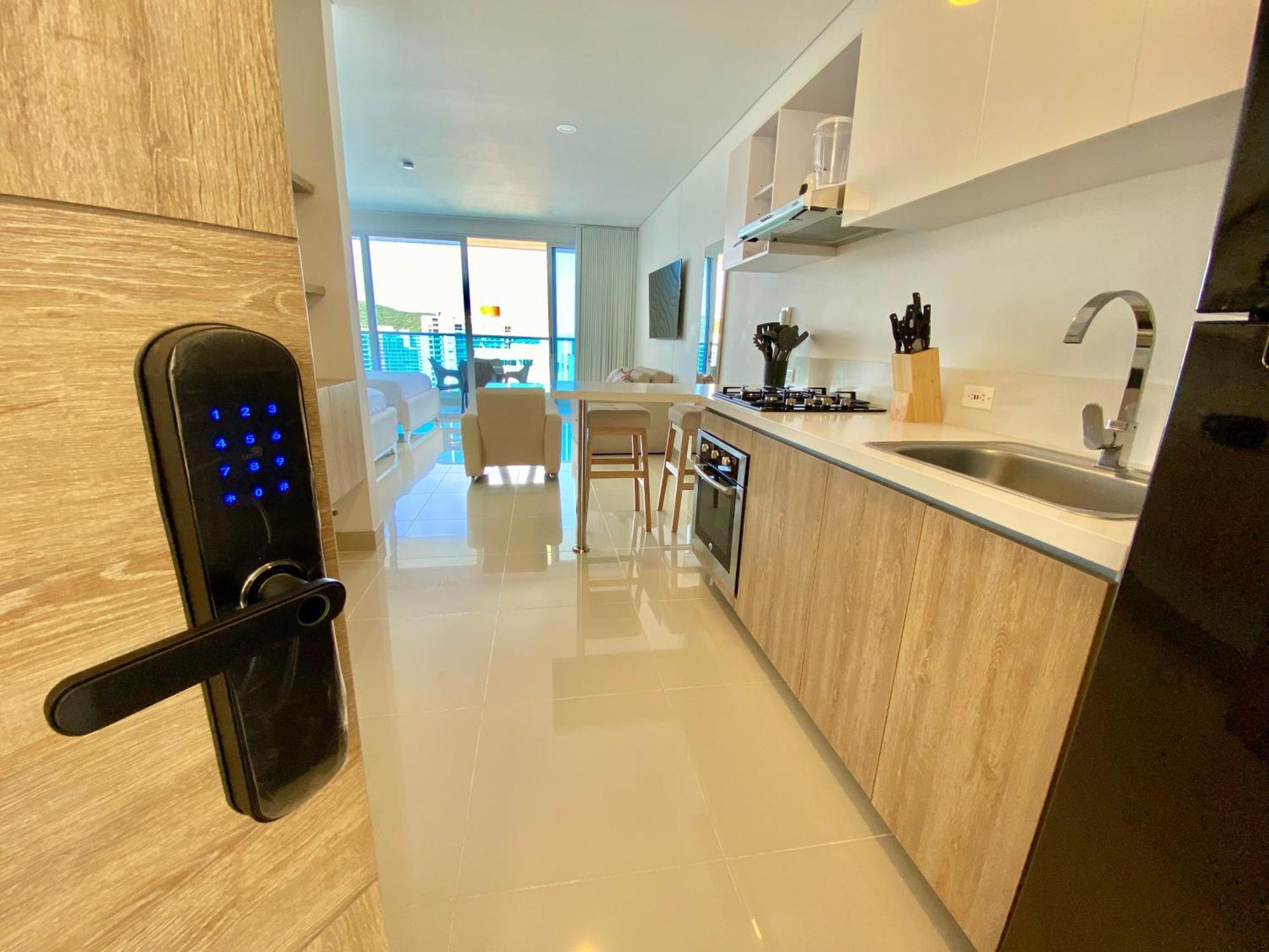 Apartamentos Reserva Del Mar - Frente Al Mar By Soho 圣玛尔塔 客房 照片