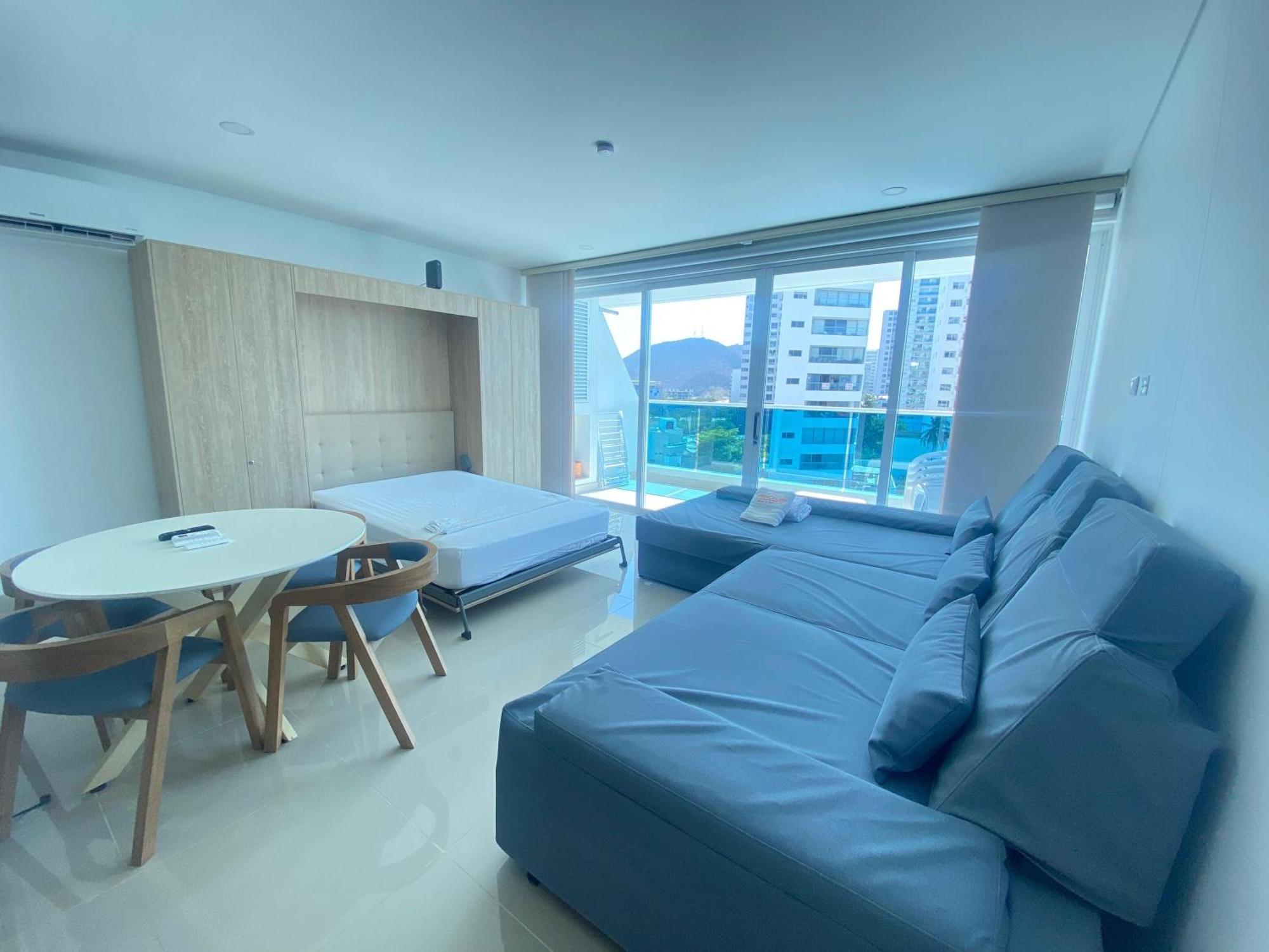 Apartamentos Reserva Del Mar - Frente Al Mar By Soho 圣玛尔塔 客房 照片