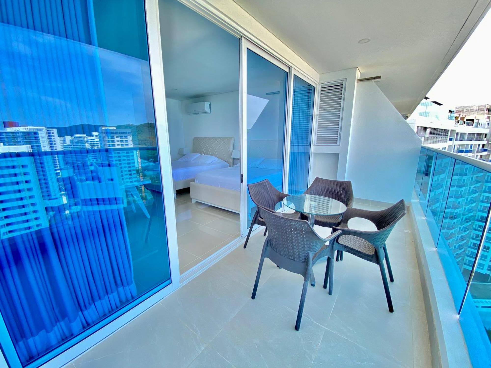 Apartamentos Reserva Del Mar - Frente Al Mar By Soho 圣玛尔塔 客房 照片