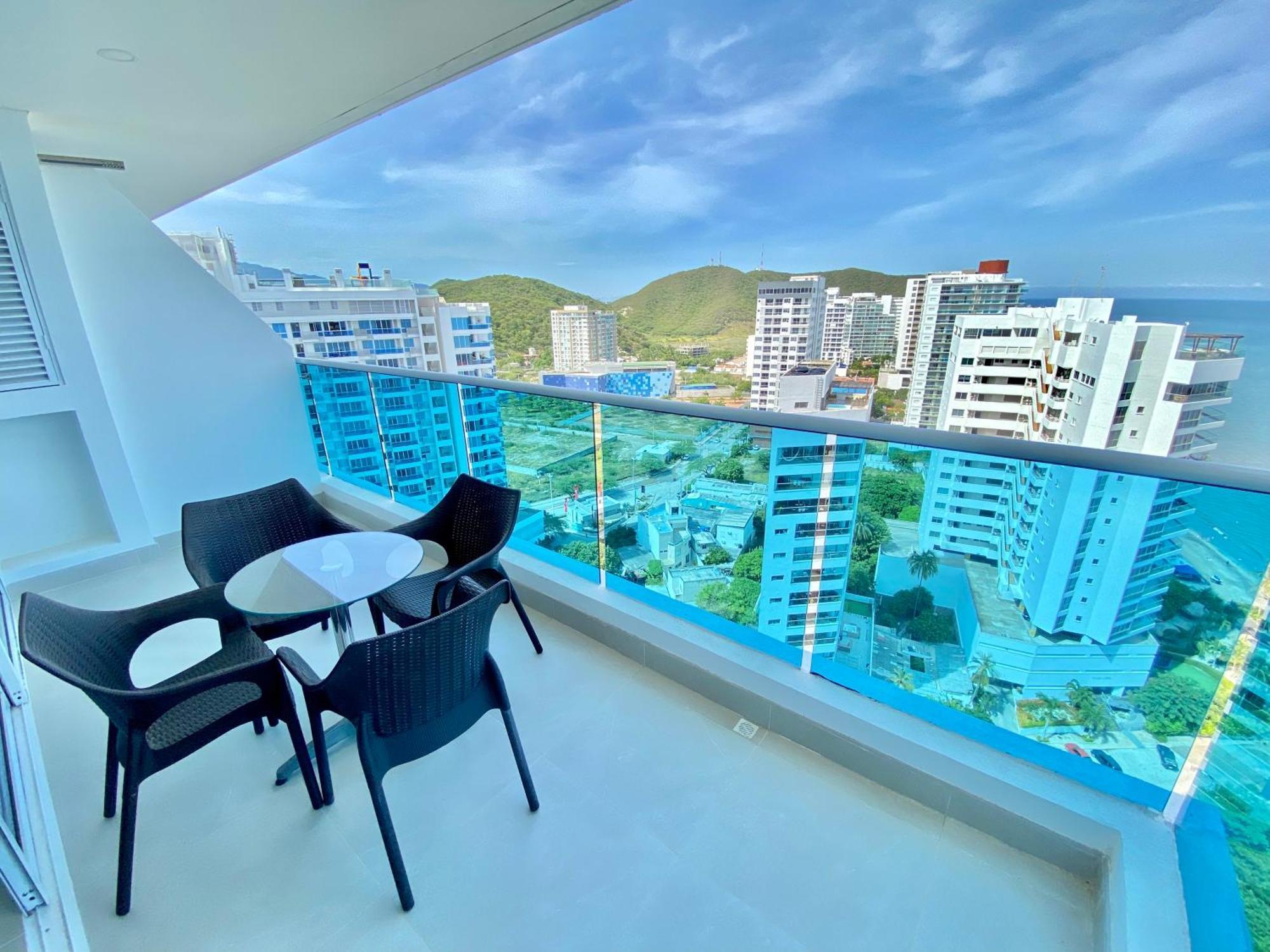 Apartamentos Reserva Del Mar - Frente Al Mar By Soho 圣玛尔塔 客房 照片