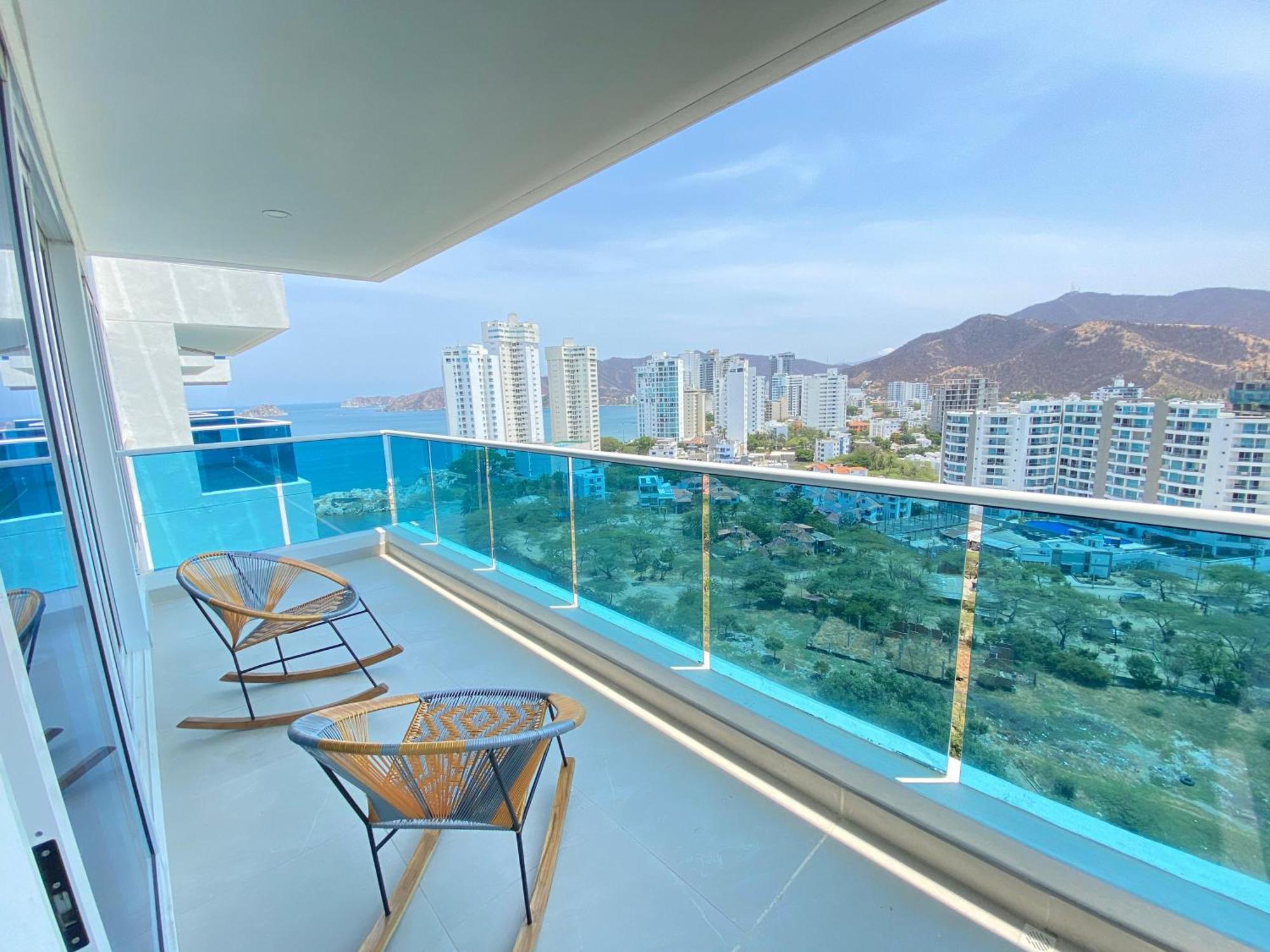 Apartamentos Reserva Del Mar - Frente Al Mar By Soho 圣玛尔塔 客房 照片