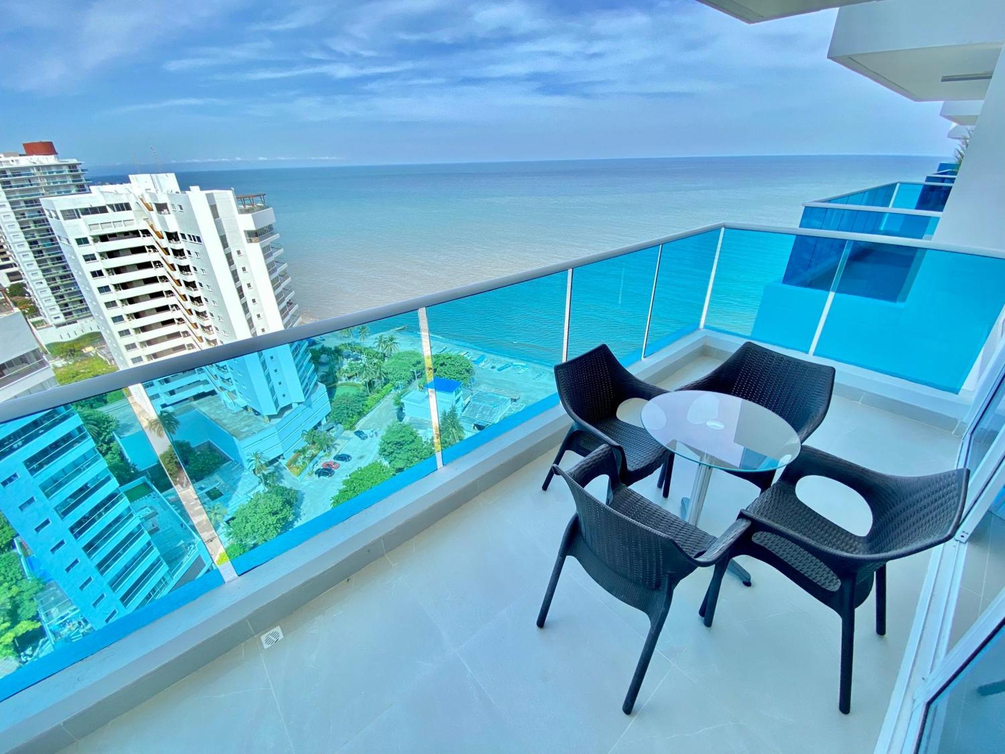 Apartamentos Reserva Del Mar - Frente Al Mar By Soho 圣玛尔塔 客房 照片