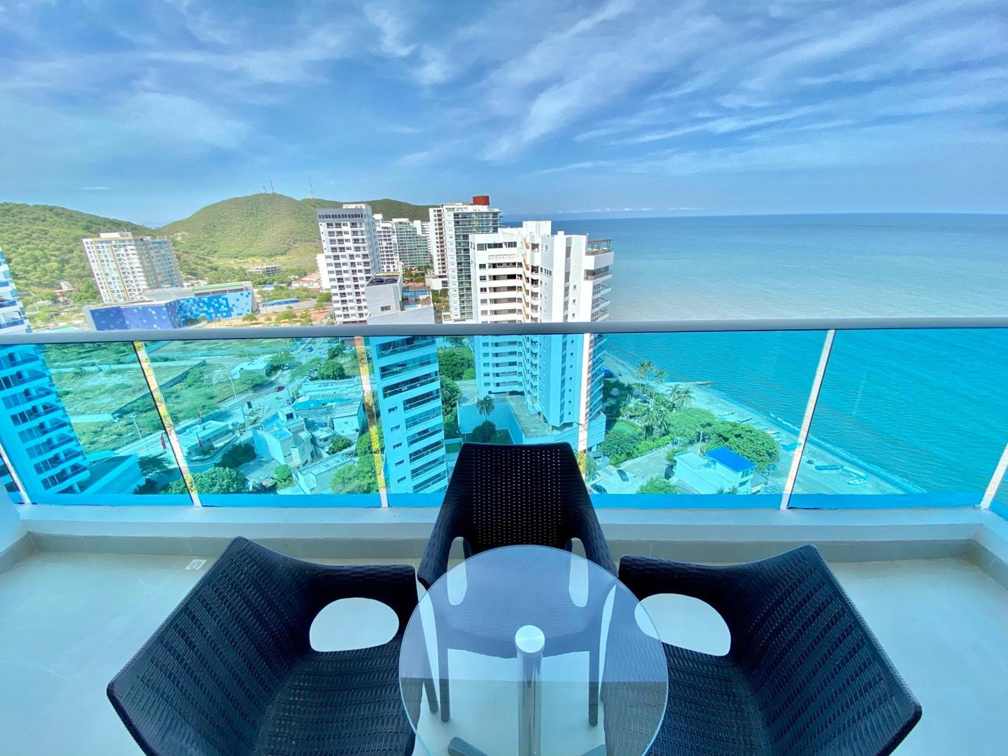 Apartamentos Reserva Del Mar - Frente Al Mar By Soho 圣玛尔塔 客房 照片