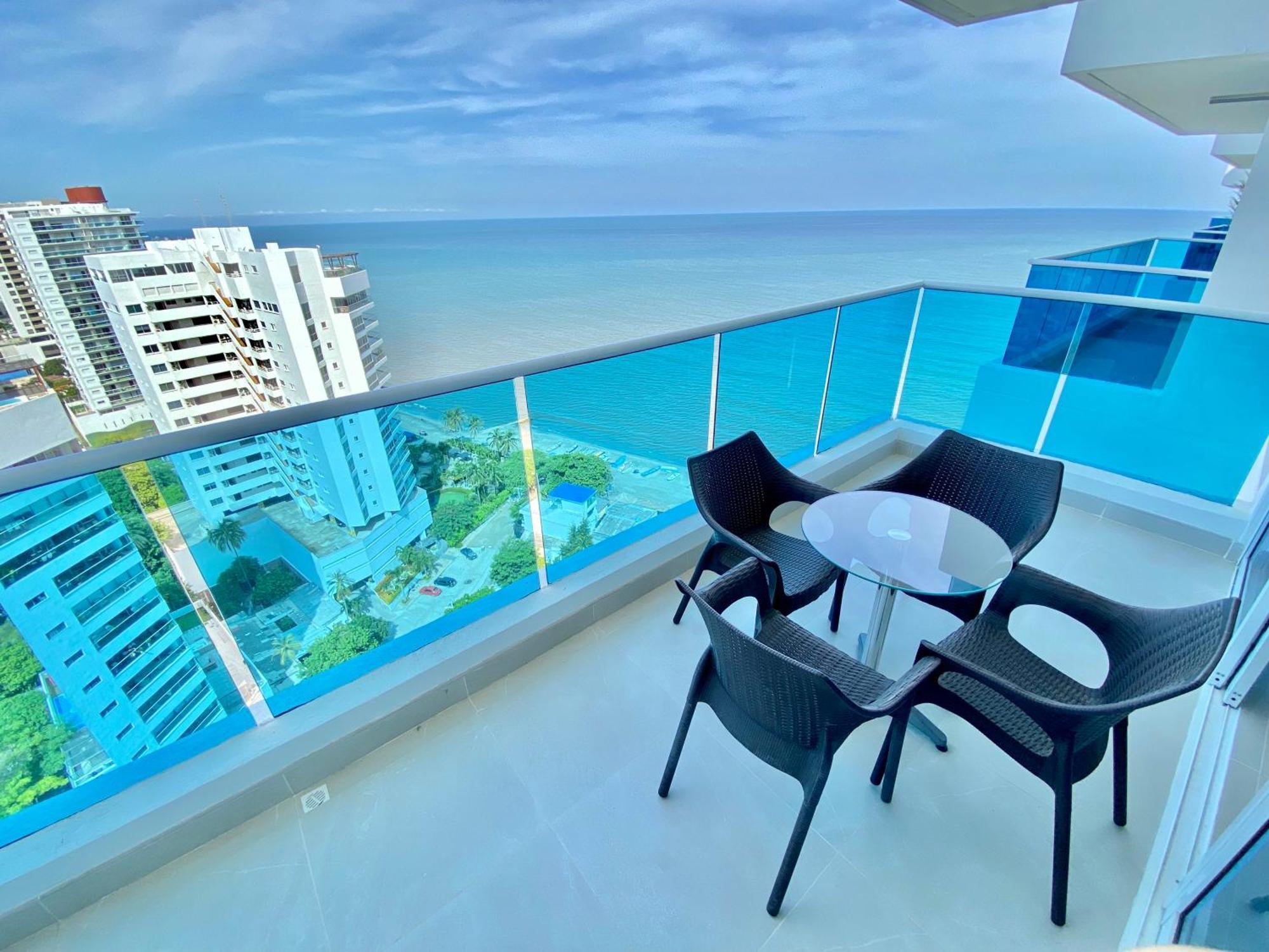 Apartamentos Reserva Del Mar - Frente Al Mar By Soho 圣玛尔塔 客房 照片